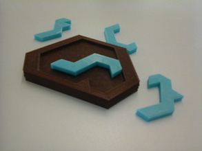 puzzle mal pinshape 3d print model - Mito3D