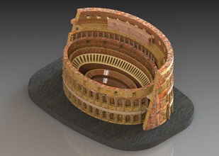 colosseum pinshape coliseum 3d print model - Mito3D