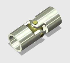 universal joint pinshape Laufflächen Tippen tube verbinden Schwenk Gelenk 3d print model - Mito3D