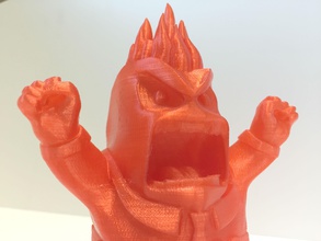raiva chamas pinshape colecionáveis brinquedos crianças filme 3d print model - Mito3D