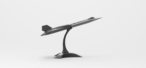 sr71 blackbird pinshape low poly progettazione concorso 3d print model - Mito3D