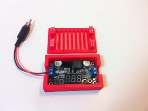 simple adjustable voltage power supply pinshape regulator-tool-power supply-power-hobby-case 3d print model - Mito3D
