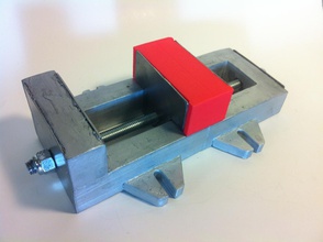 super starke Maschinist vice pinshape Fräsen tool Bearbeitung Maschine shop jig Befestigung engineering 3d print model - Mito3D