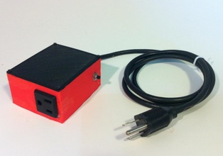 Weg bleiben box power loss Sicherheit Gerät pinshape tool Elektronik 3d print model - Mito3D