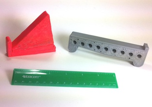 sine bars angle block set pinshape tool measure machine shop jig fixture 3d print model - Mito3D