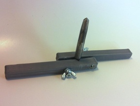 Tippen Griffe Holz einsatzmuttern pinshape tool Gewinde Einsatz Griff Maschine shop hand Werkzeuge 3d print model - Mito3D