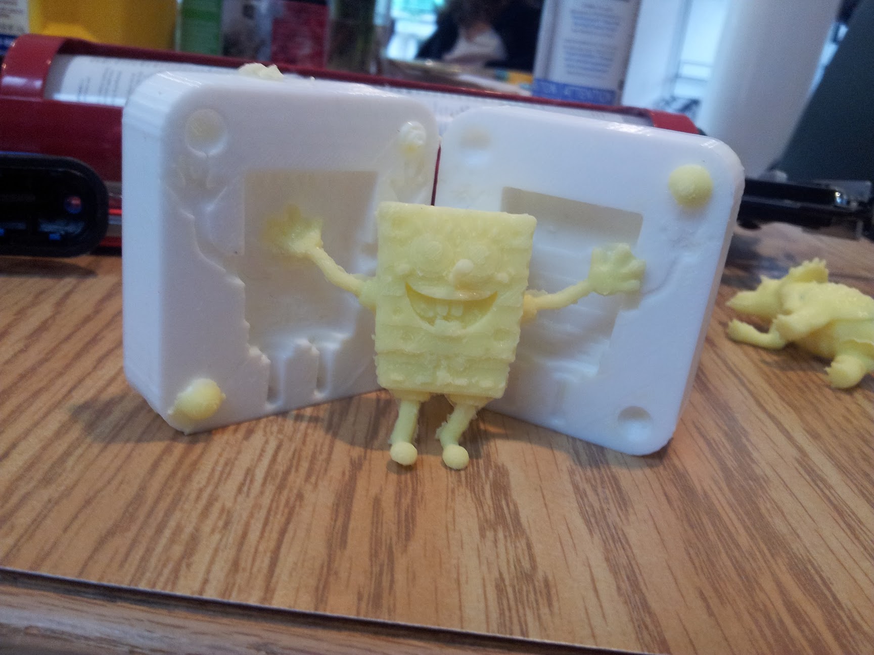 sponge bob mold pinshape sponge-bob oogoo 3D print model - Mito3D