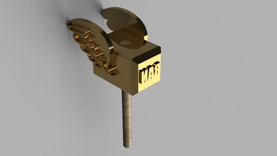 ban hammer pinshape permaban mod çekiç yasağı banhammer admin 3d print model - Mito3D