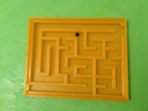 facile labyrinthe pinshape fun 3d print model - Mito3D