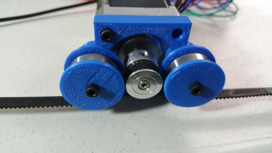 belt-and-pinion standard nema motor pinshape stepper pinion 17 nema17 belt 3d print model - Mito3D