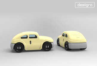 gro Käfer pinshape 3d drucken Bildung desiigmo cel robox mankati Spielzeug 3d print model - Mito3D