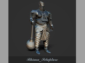 bhima pinshape sculptris 3d print model - Mito3D