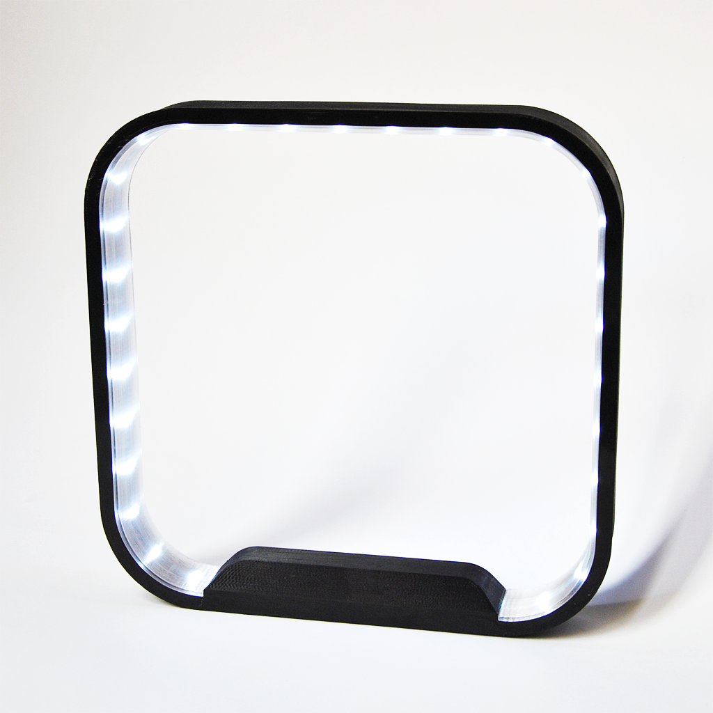 quadratische led Lampe pinshape Beleuchtung Geschenk home Dekoration Lampen 3D print model - Mito3D
