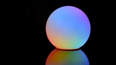 sphere ii pinshape mood light moodlight lightitup lightit leds art 3d print model - Mito3D