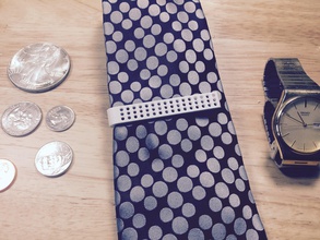 points printrepreneur série tie bar 7 pinshape frais mouche costumes dress up habillée cravate pince mode masculine mens 3d print model - Mito3D