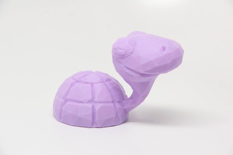myrtle kaplumbağa pinshape yönlü low poly düşük turtle kaplumbağalar 3d print model - Mito3D