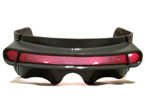 x men gafas cíclope pinshape marvel carácter cómic cosplay traje prop cíclopes 3d print model - Mito3D