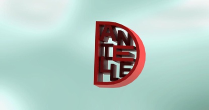 danielle typography pinshape 3d-design 3d print model - Mito3D