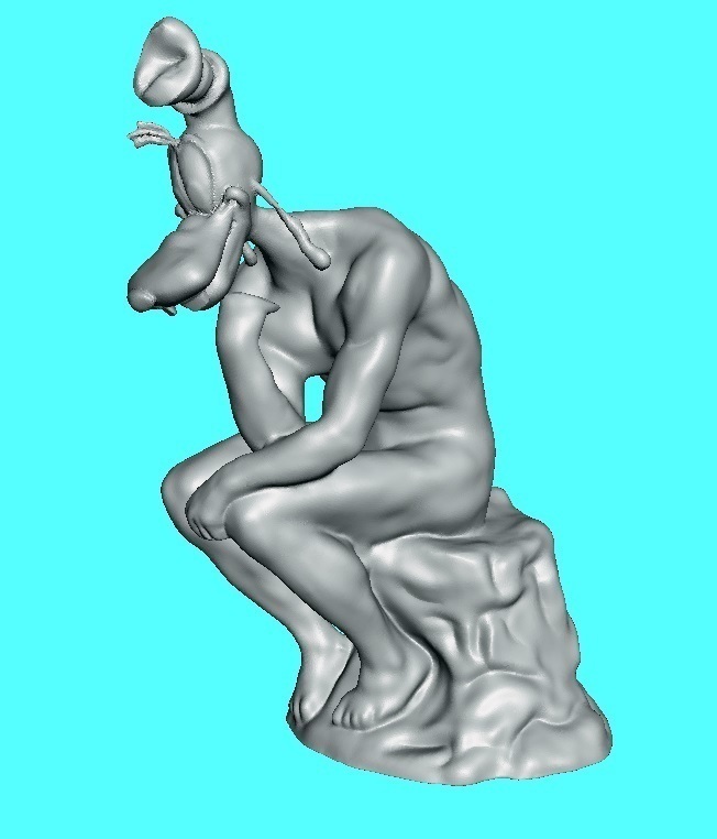 renaissance goof pinshape goofy 3D print model - Mito3D