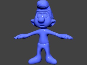 smurf pinshape personagem gnome smuerfs 3d print model - Mito3D