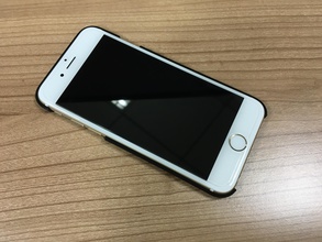 iphone6 caso slim 1mm pinshape flexible delgado iphone apple 3d print model - Mito3D