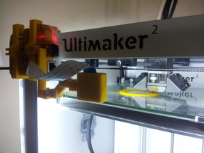 raspberry raspicam mount ultimaker 2 pinshape ultimaker2 pi camera 3d print model - Mito3D