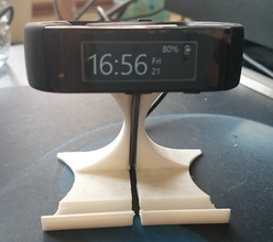 stand microsoft band pinshape dock charge 3d print model - Mito3D