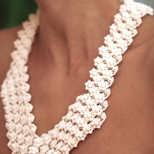 uni necklace pinshape complex future fashion 3d print model - Mito3D