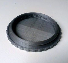guerillabeam tappo copertura pinshape 3d print model - Mito3D