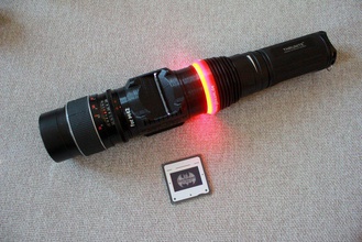 guerillabeam adapter Taschenlampe tn30 pinshape Projektor gbeam Licht 3d print model - Mito3D