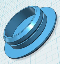 baignoire bouchon vidange pinshape couvercle 3d print model - Mito3D