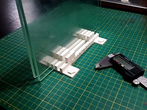 placa cristal titular pinshape flashforge impresora 3d print model - Mito3D