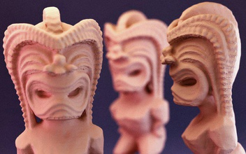 ku tiki dieu guerre pinshape antique charme polynésien hawian hawaï totem 3d print model - Mito3D