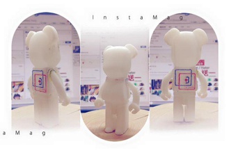 redesgin rbrick pinshape brick bear 3d print model - Mito3D