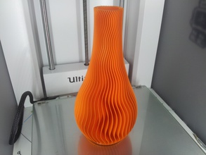 wave vase pinshape vases 3d print model - Mito3D