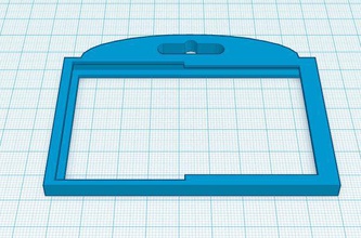 double badge holder pinshape 3d print model - Mito3D