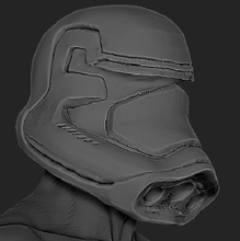 star wars vii Kraft awekens storm trooper Helm pinshape jedi fan Kunst empire darth vader dunkel cosplay 3d print model - Mito3D
