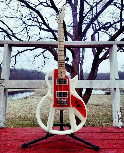 electric guitar pinshape music instrumets electric-guitar 3D print model - Mito3D