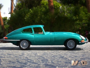 carro esporte britânico pinshape assemblable modelo brinquedo 3d print model - Mito3D