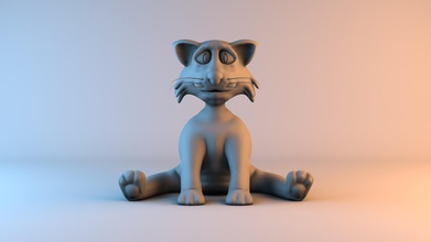felix pinshape cat 3d printing crianças brinquedos design desafio 3d print model - Mito3D