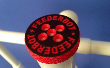 feederbot diy filament rack pinshape spool pvc 3d print model - Mito3D