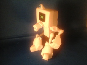 cymon cybot beweglich Roboter Spielzeug pinshape Charakter modelling contest modular 3d Druck Kinder design Herausforderung 3d print model - Mito3D