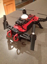 walkera runner 250 upper 'news van' tray reinforcement pinshape fpv runner-250 drone quadcopter 3d print model - Mito3D