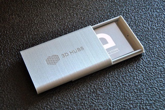 business card holder pinshape gadget accessori biglietto titolare personali office 3d print model - Mito3D