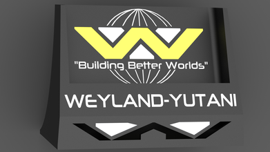 weyland yutani inspirado stand sony xperia z1 pinshape dock pie depredador extranjero 3d print model - Mito3D