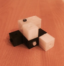 quasar quebra cabeça v21 pinshape brinquedo rubiks cube lógica karate lagosta 3d print model - Mito3D