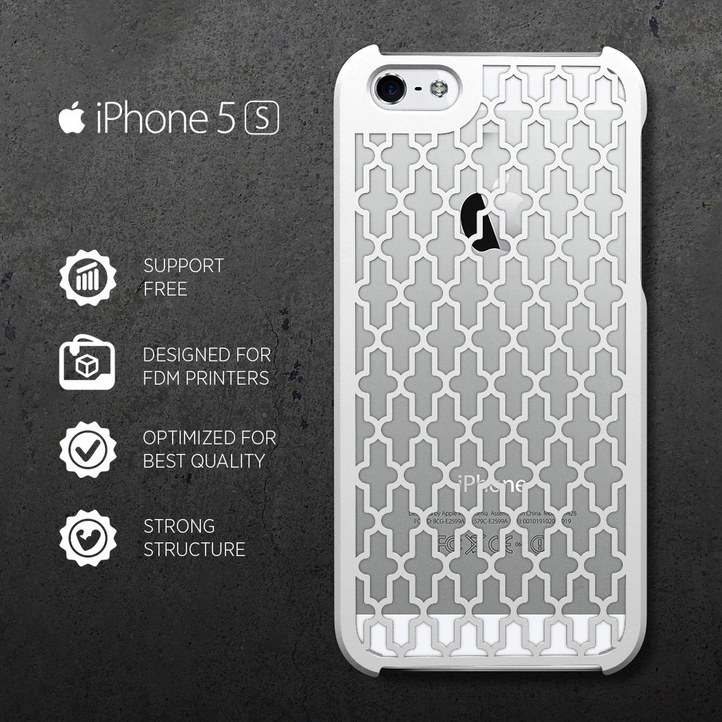 caso iphone 5 pinshape iphone5 coperchio 3D print model - Mito3D