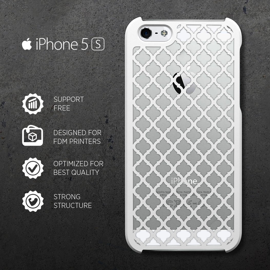 iphone 5 case 2 pinshape iphone5 cover 3D print model - Mito3D