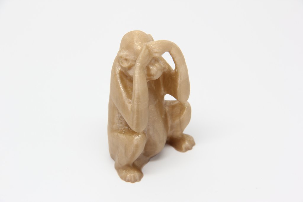 coucou singe pinshape chimpanzé l'ape animal 3D print model - Mito3D