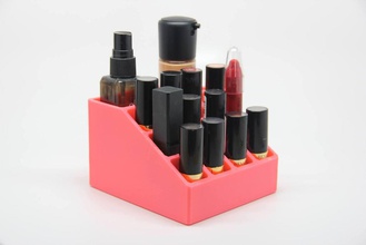 makeup orangizer pinshape organizer holder lipstick 3d print model - Mito3D